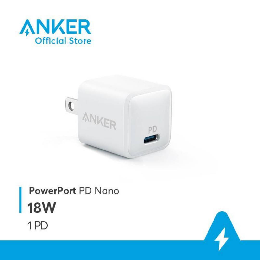 Anker 18W PD Nano Type-C Charger PIQ 3.0 Durable Compact Fast Charger